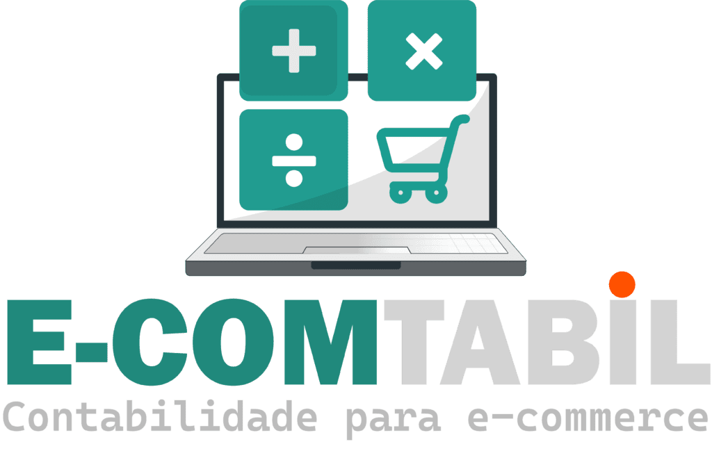 logotipo da e-comtabil na vertical